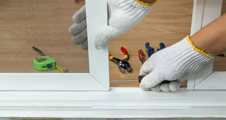Sliding Glass Door Off Rails Repair in Palm Harbor, FL